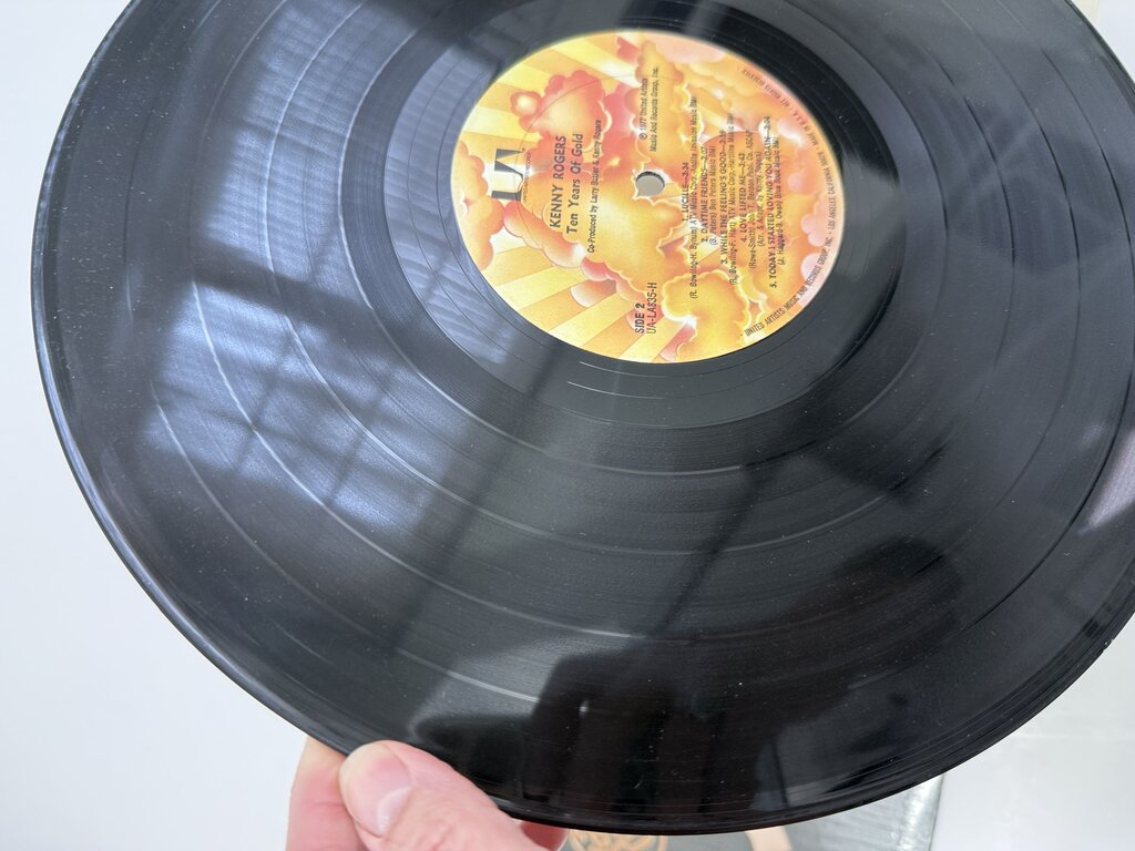 Kenny Rogers Vinyl Record Album “Ten Years Of Gold” /ro