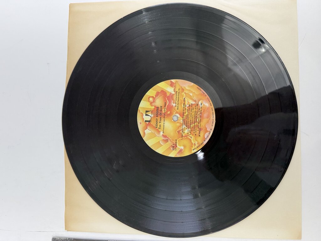 Kenny Rogers Vinyl Record Album “Ten Years Of Gold” /ro