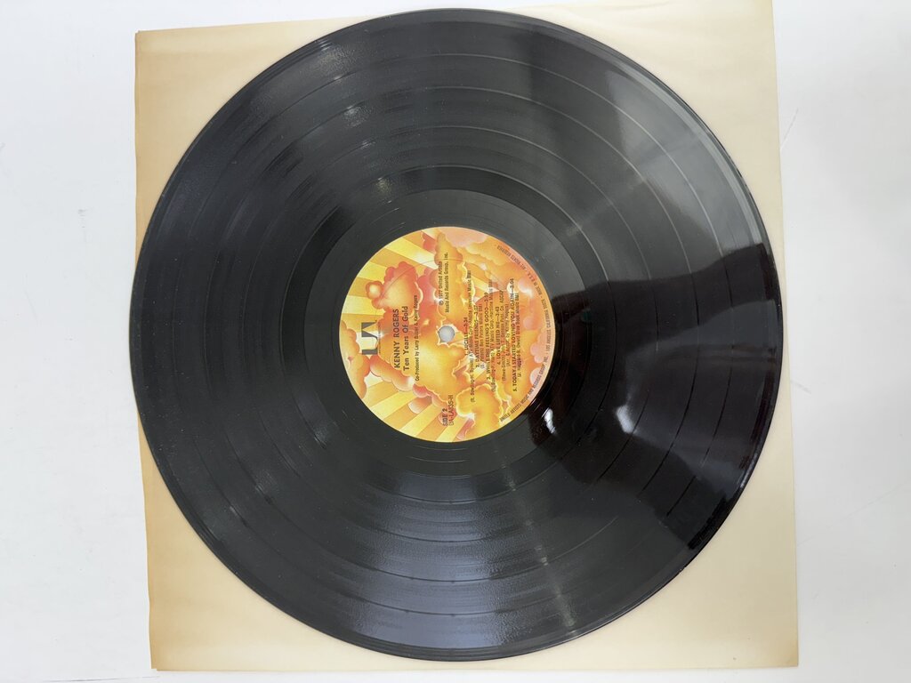Kenny Rogers Vinyl Record Album “Ten Years Of Gold” /ro