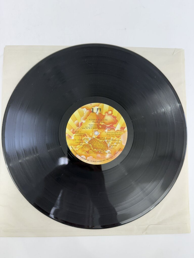 Kenny Rogers Vinyl Record Album “The Gambler” /ro