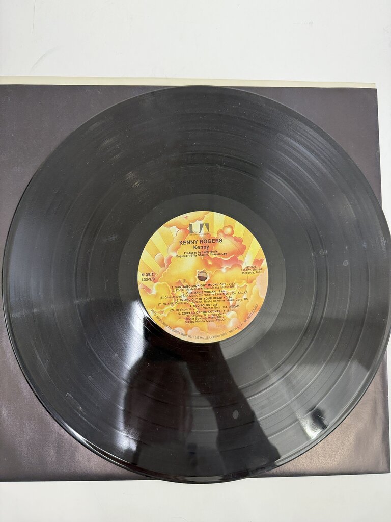 “Kenny” Vinyl Record Album by Kenny Rogers 1979 /ro