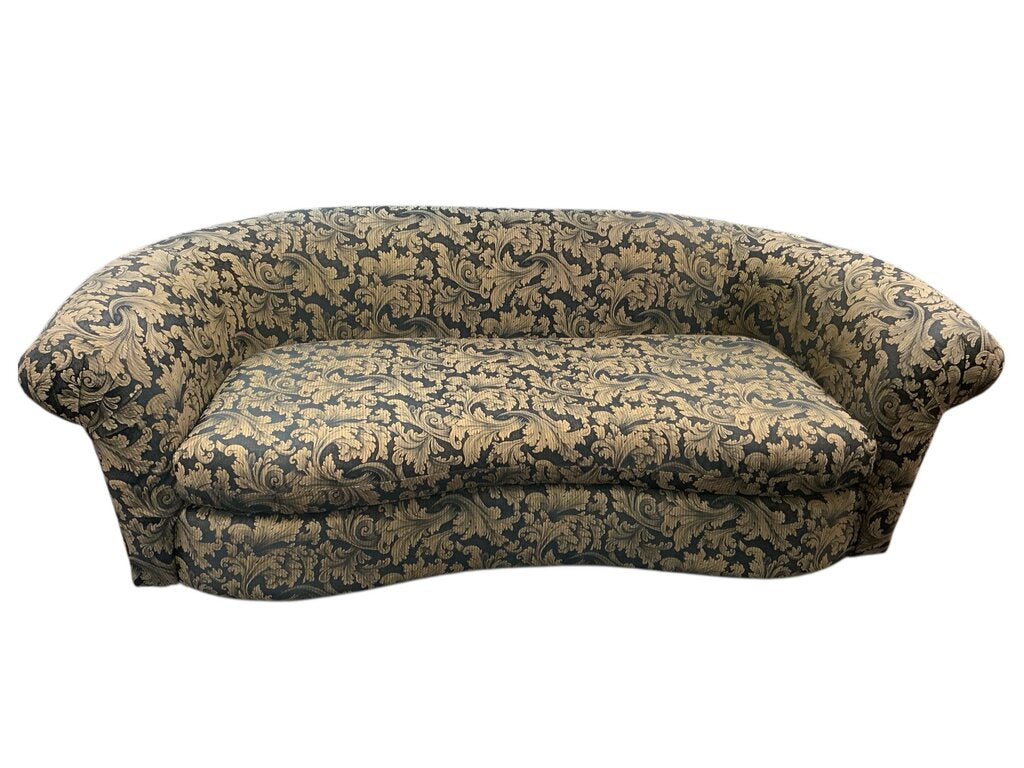Curved Pattern Loveseat