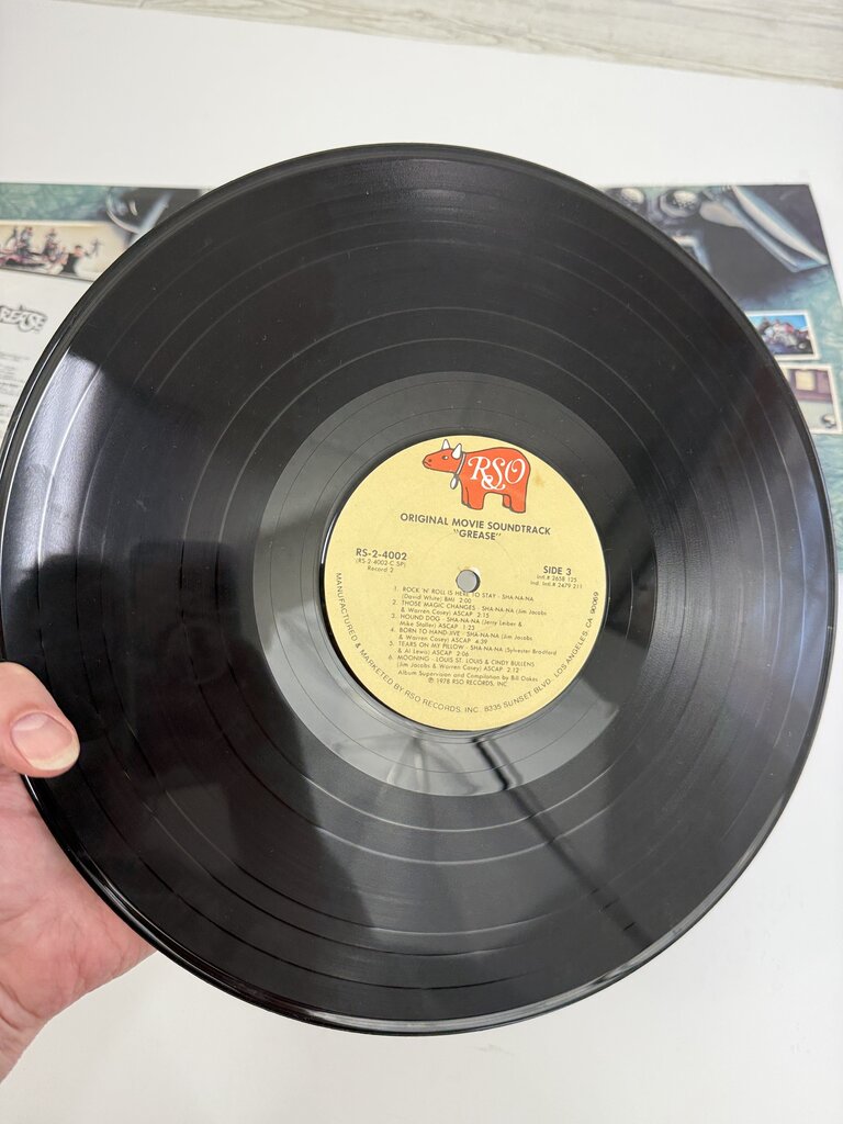 VTG Sound Track Vinyl Double Albums - Grease & Saturday Night Fever /rb