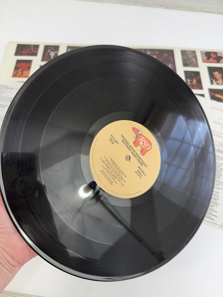 VTG Sound Track Vinyl Double Albums - Grease & Saturday Night Fever /rb