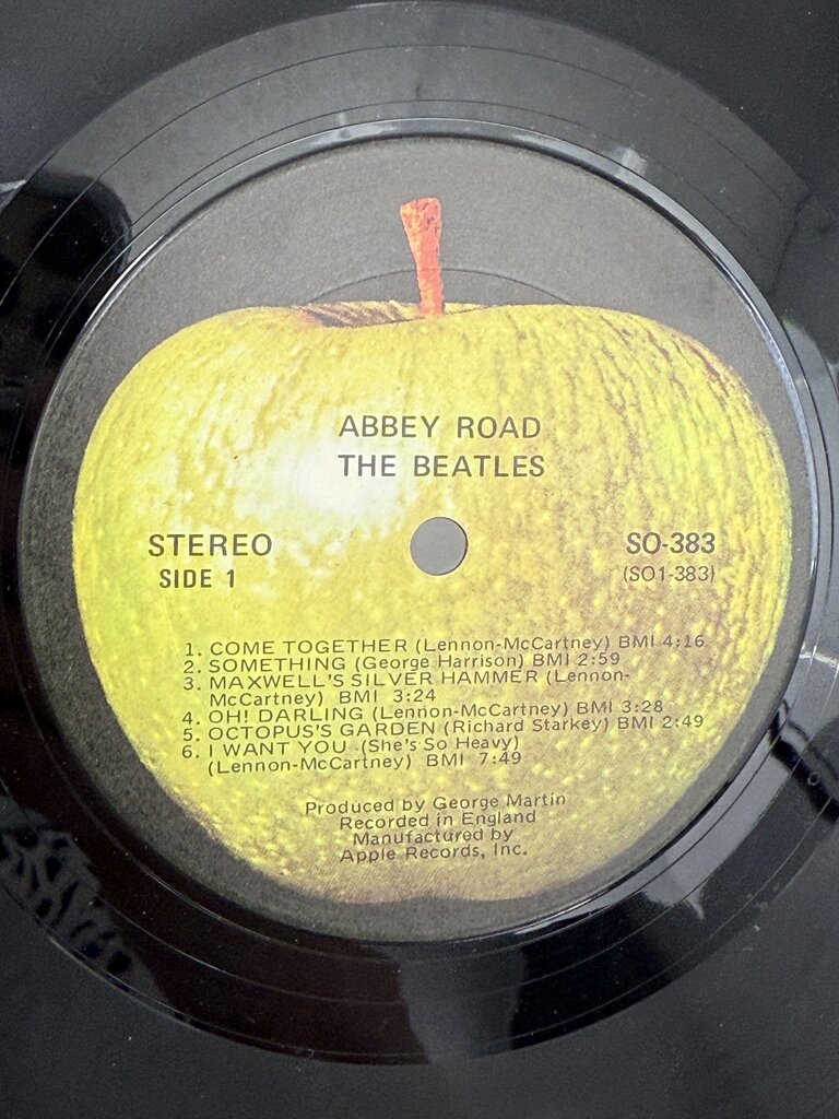 VTG The Beatles Abbey Road Vinyl Album Apple SO-383 /ro