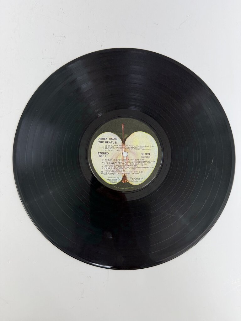 VTG The Beatles Abbey Road Vinyl Album Apple SO-383 /ro