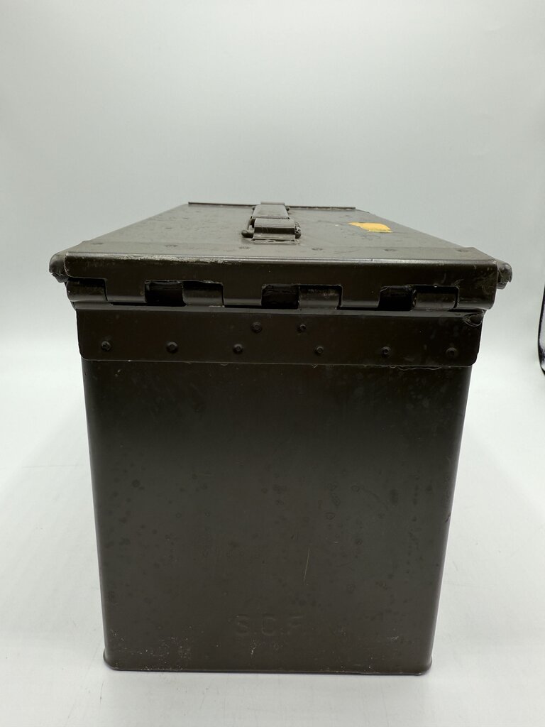 VTG Military Metal Ammo Box 1000 Cal .45 Cartridge Lot WCC-40-6003 /rw