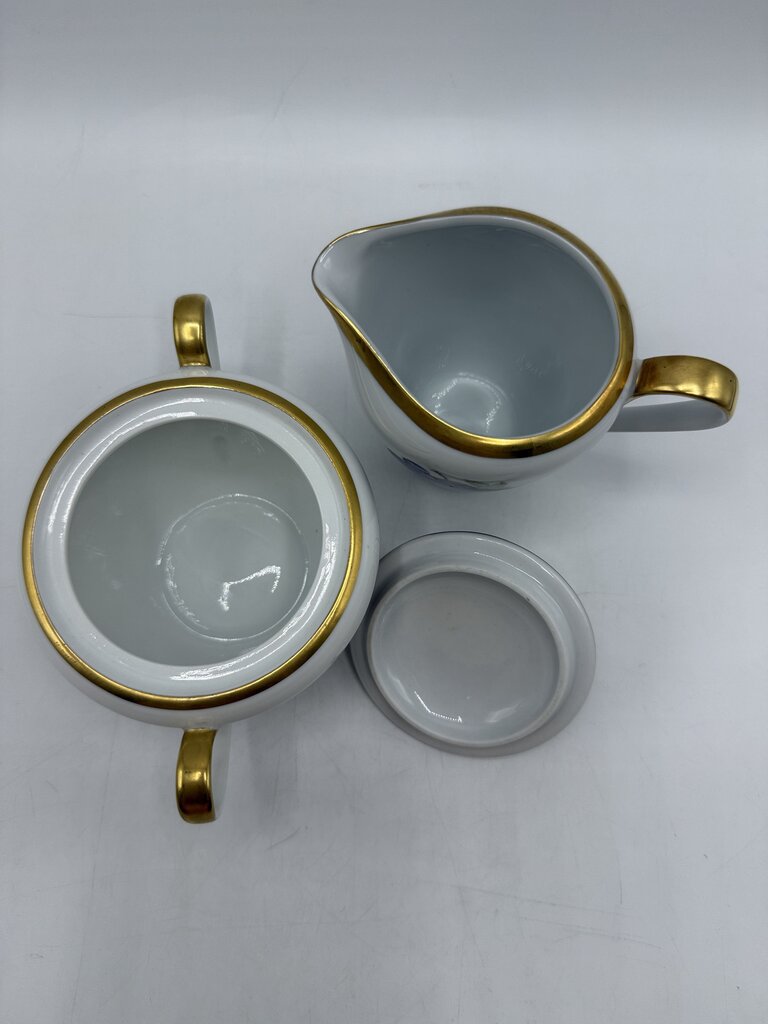 E&R Golden Crown ORCHARD Harvest Bavaria Sugar & Creamer /roh