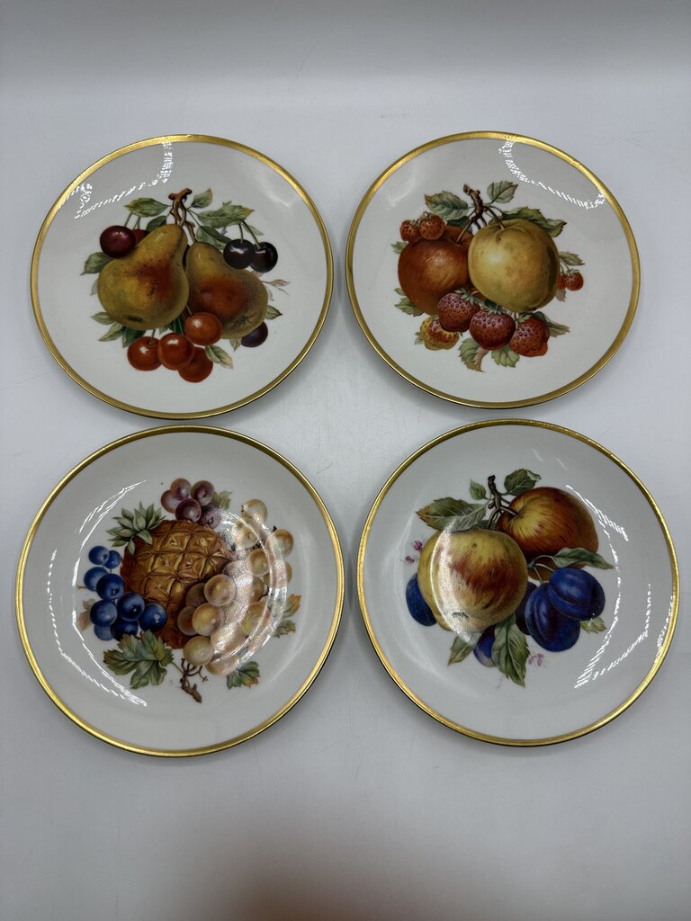 Mitterteich China Bavaria 4 Dessert Plate Serving Plate Set 5 pc /roh