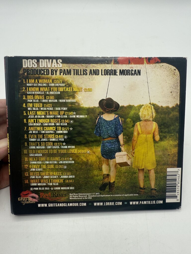 Lorrie Morgan & Pam Tillis Dos Divas 2013 CD Signed by Both Artists! /ro
