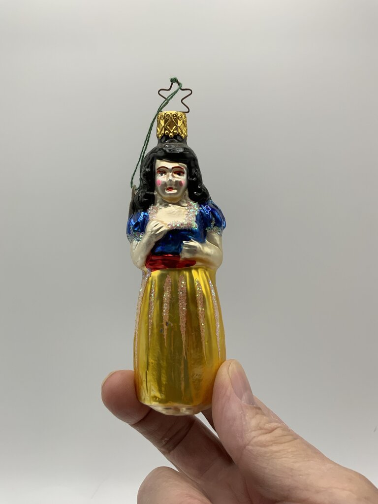 Old World Christmas Ornament Set of 3 Snow White EUC /rw