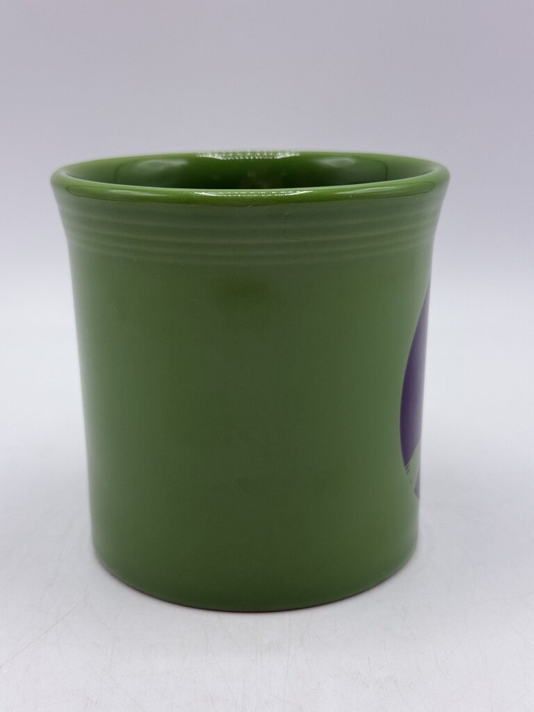 VTG Fiestaware Halloween Shamrock Green Witch Java Mug 12 oz. /rb