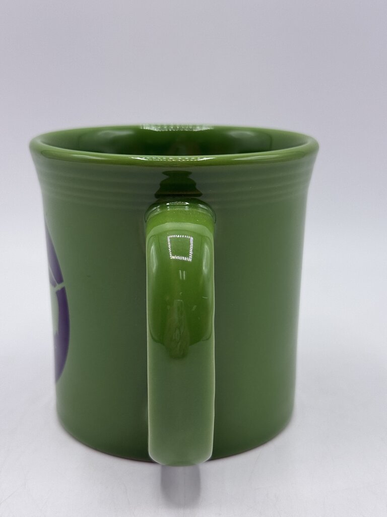 VTG Fiestaware Halloween Shamrock Green Witch Java Mug 12 oz. /rb