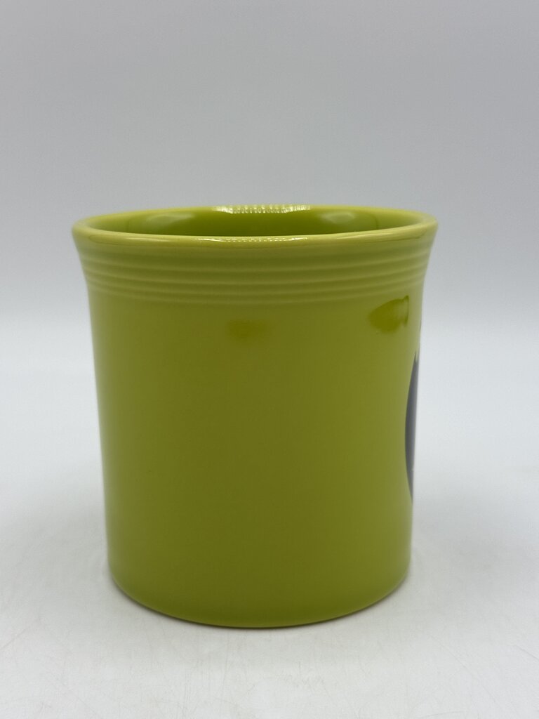 Fiestaware Halloween Boo Cat Lemongrass Green Java Mug /rb