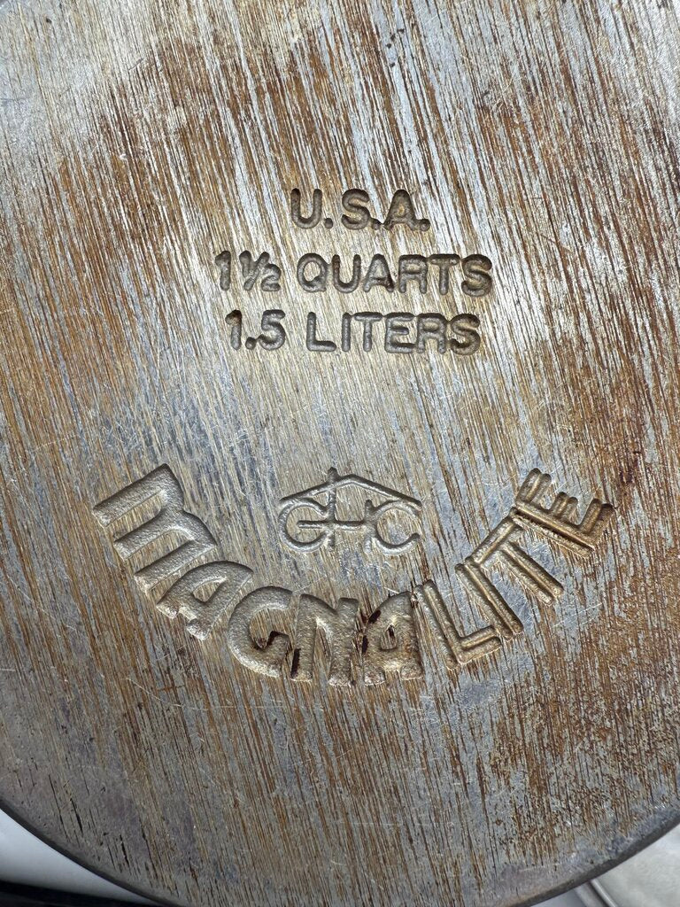 Vintage GHC Magnalite 1.5 Quart Sauce Pan w/Lid USA /rw