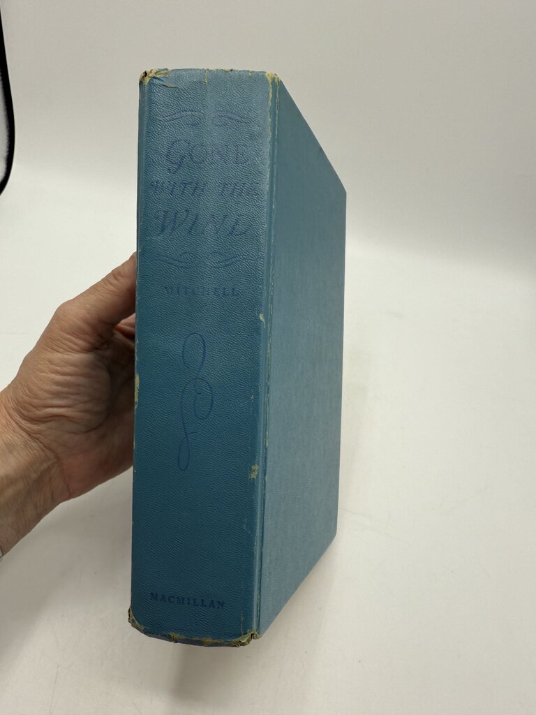 1936 Hardcover Book “Gone With The Wind” Blue Cover /rb