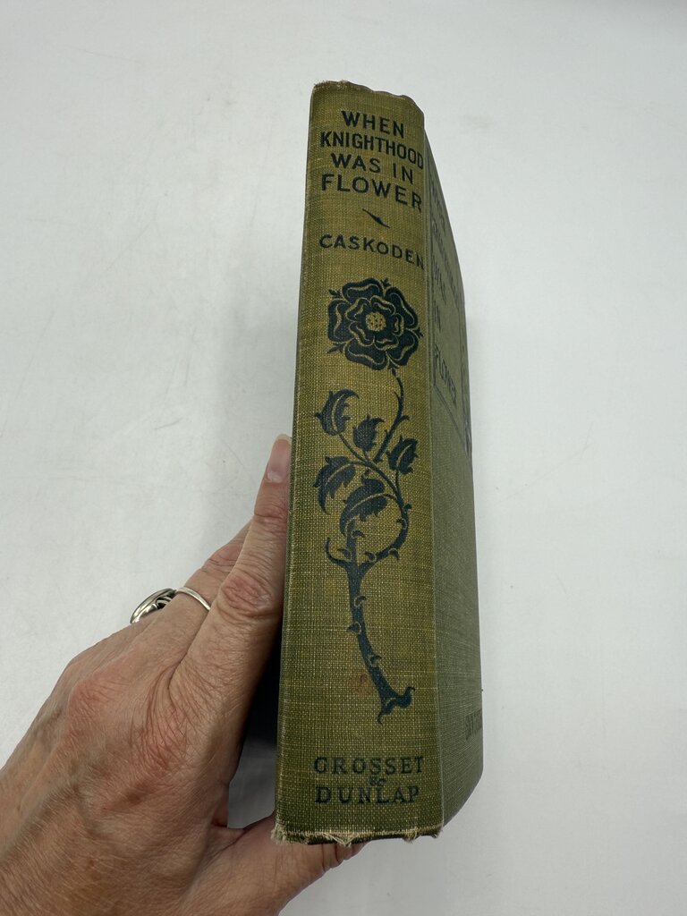 1901 Hard Cover Book “When Knighthood Was In FlowerPower” by Edwin Caskoden /rb