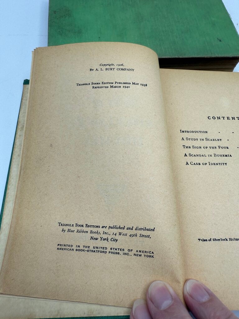 Antique Books Tales of Sherlock Holmes & Daddy-Long-Legs /rb