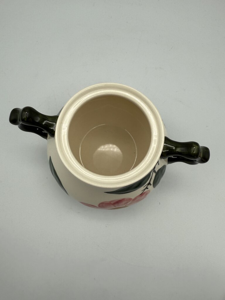Villeroy & Boch Wild Rose pattern Sugar Bowl w/lid and Creamer /roh