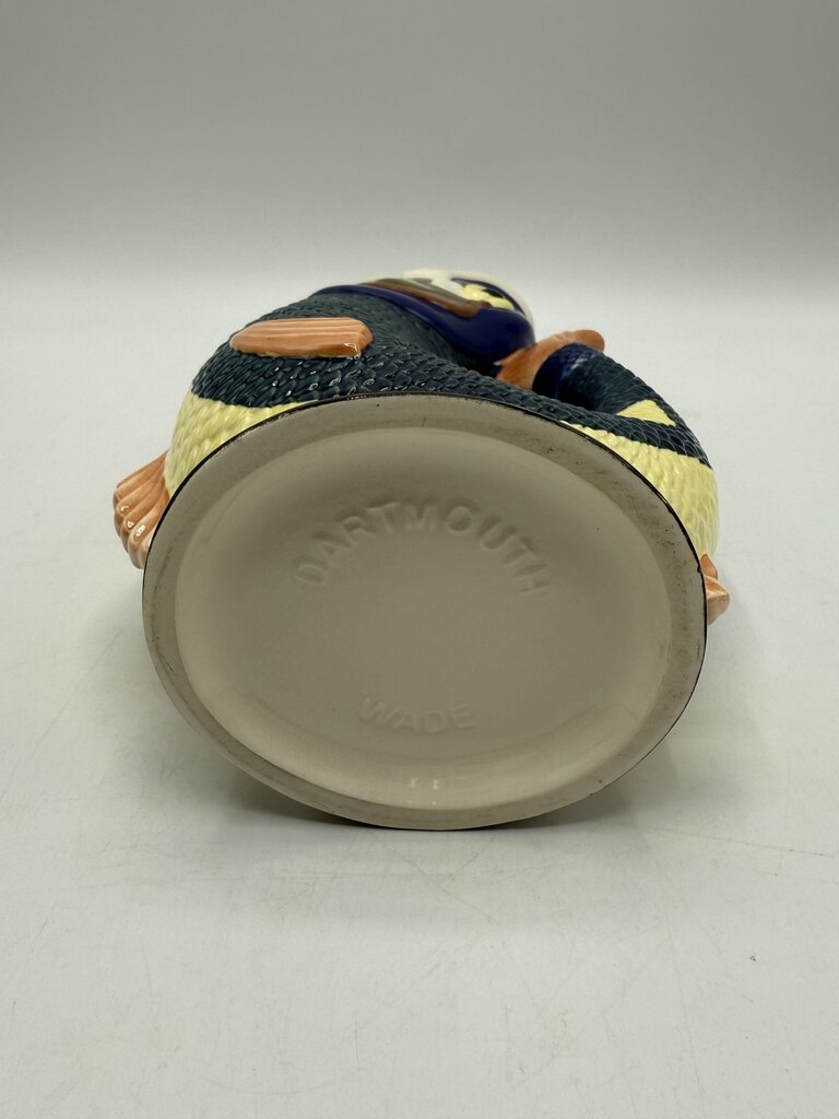 Dartmouth Wade Ceramic Koi Fish Gluggle Jug 8.5” Gurgle Pitcher /rw