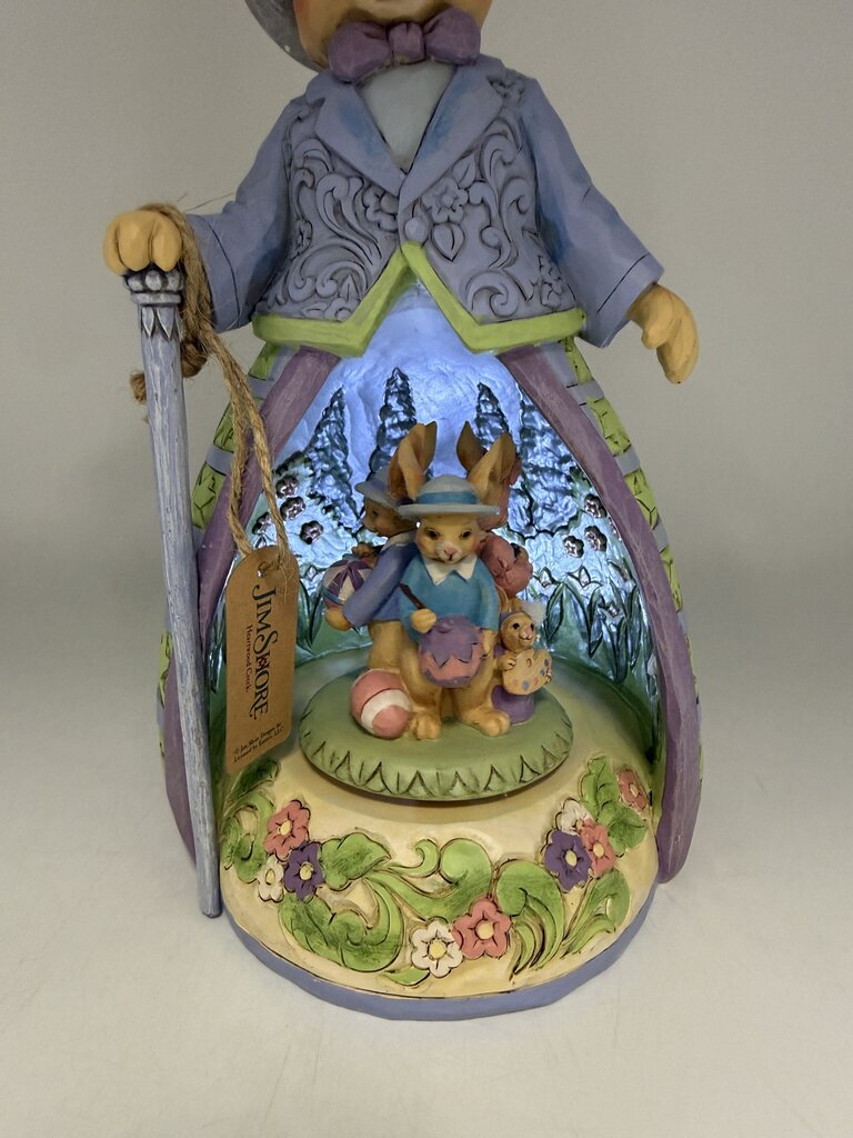 Jim Shore Figurine Easter is All Around Light to Rotates /rw