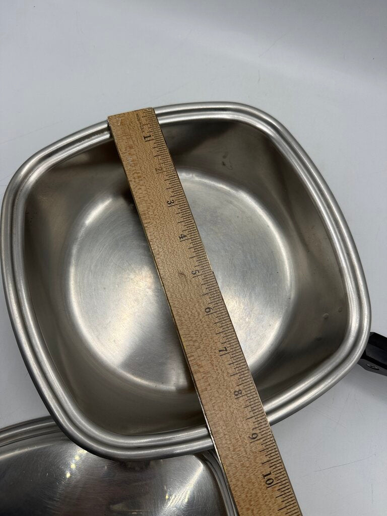 Vintage Aristo-Craft Stainless Steel Pan 8.5” w/lid /rw