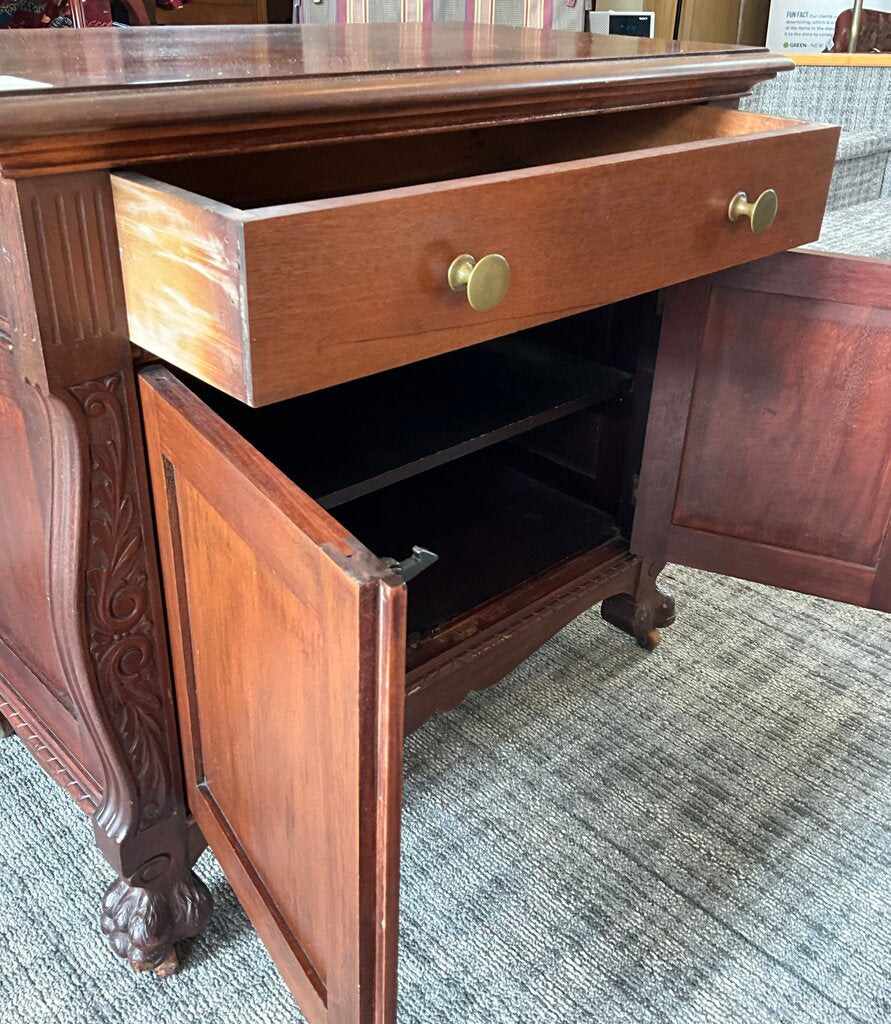 Antique Rolling Cabinet