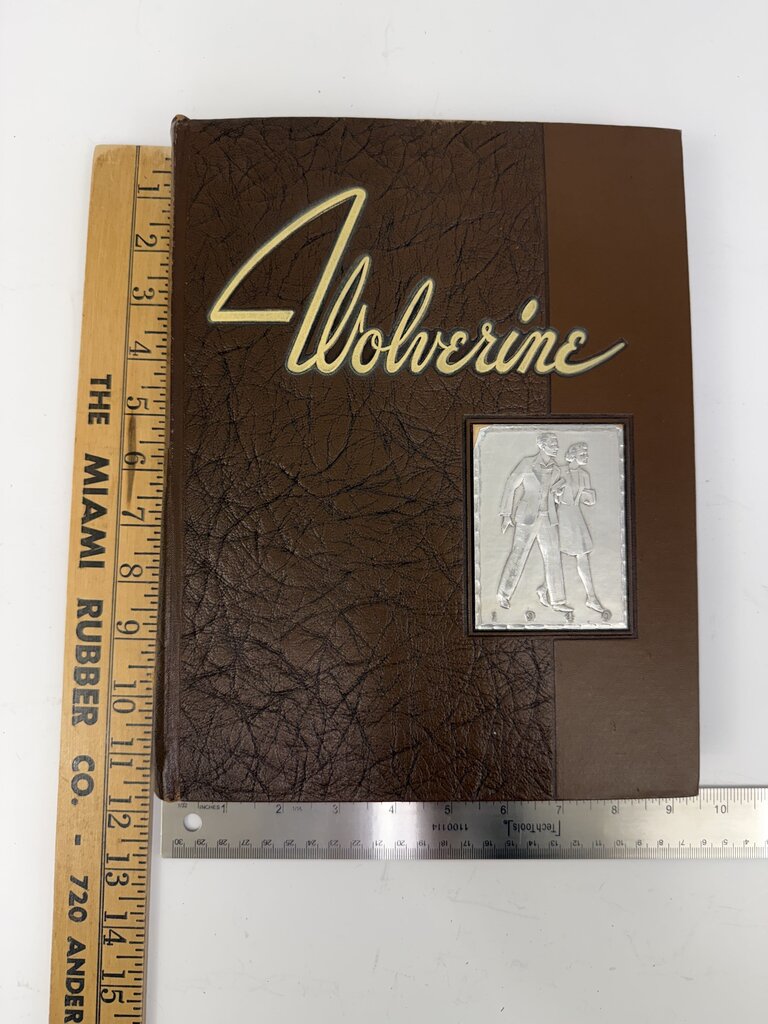 Vintage Michigan State College Yearbook Wolverine 1940 /rb