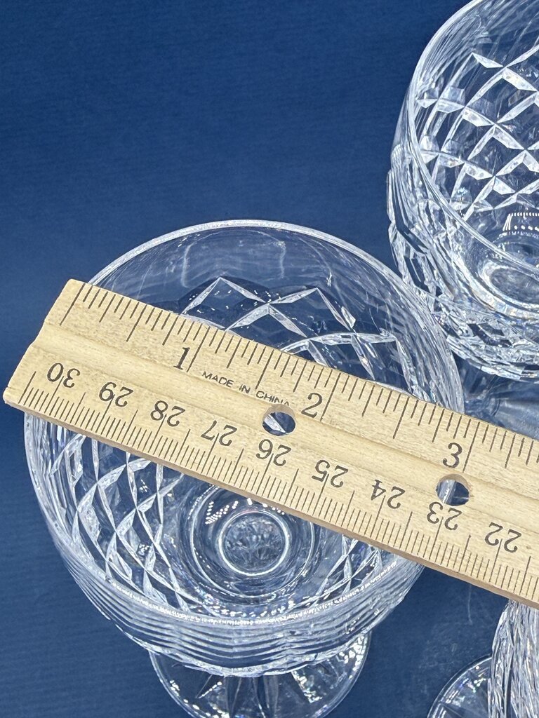 Set of 4 Waterford Crystal COMERAGH 7” Wine Glasses EUC /roh