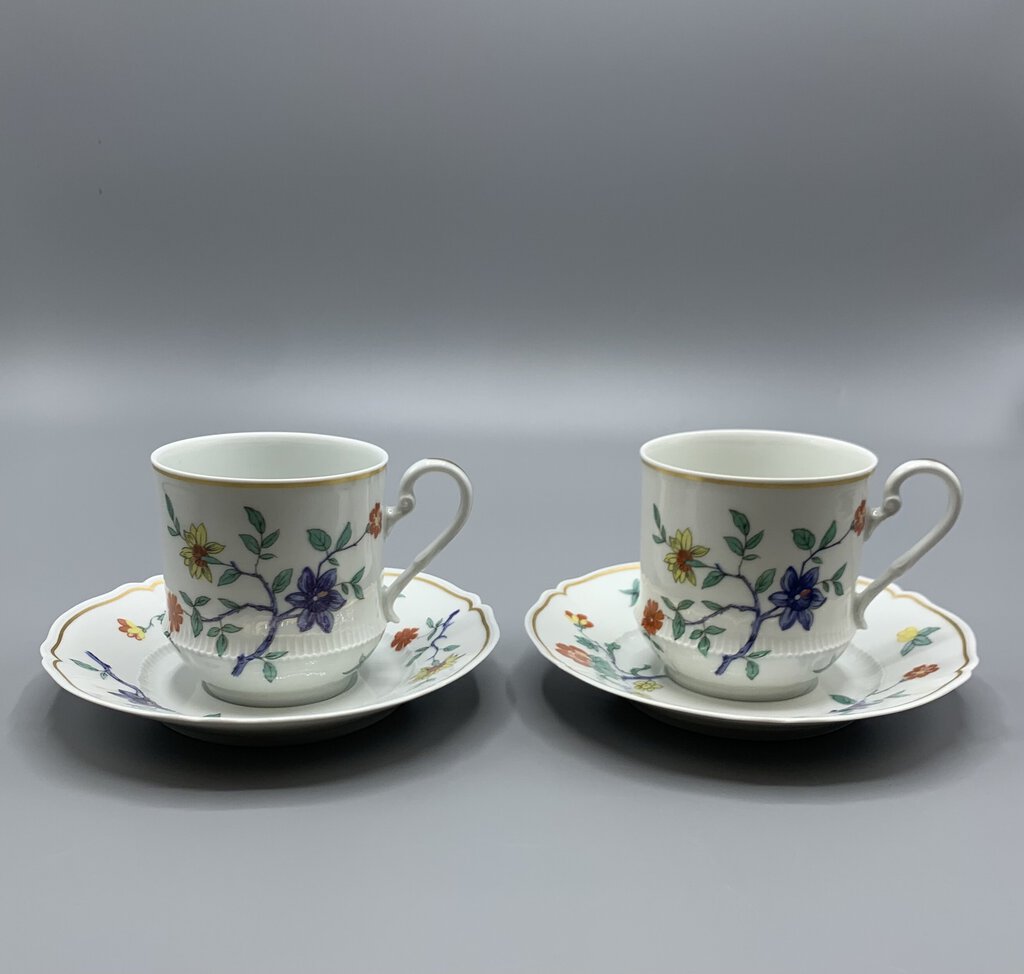 Vintage Haviland Limoges ”Shalimar” Cup and Saucer Set/2 /hg
