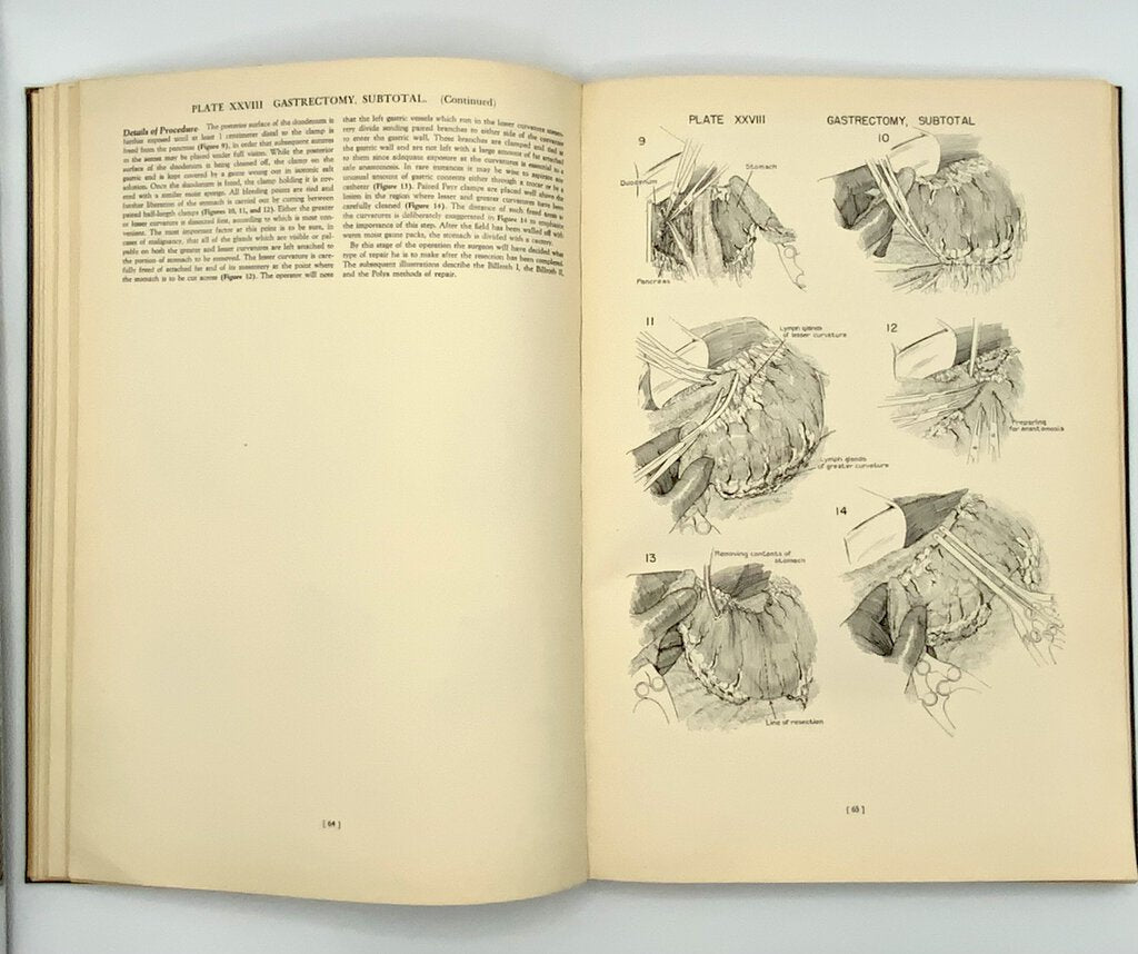 Ah/ Atlas of Surgical Operations by Elliott C. Cutler 1939