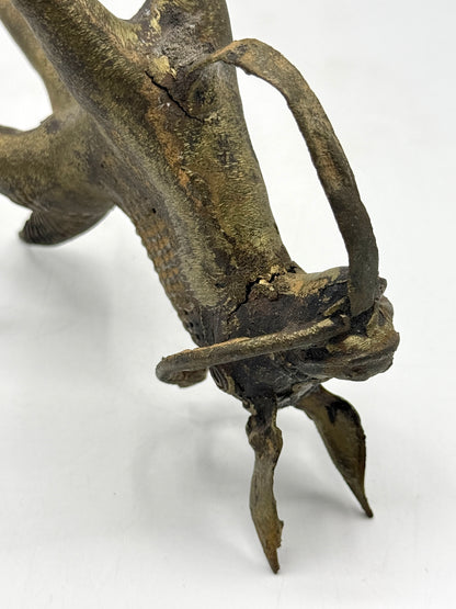Vintage Dorka Tribal Horse Bronze Cast Figurine / T