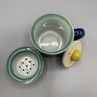 Japanese Tea Mug with Infuser and Lid /hg