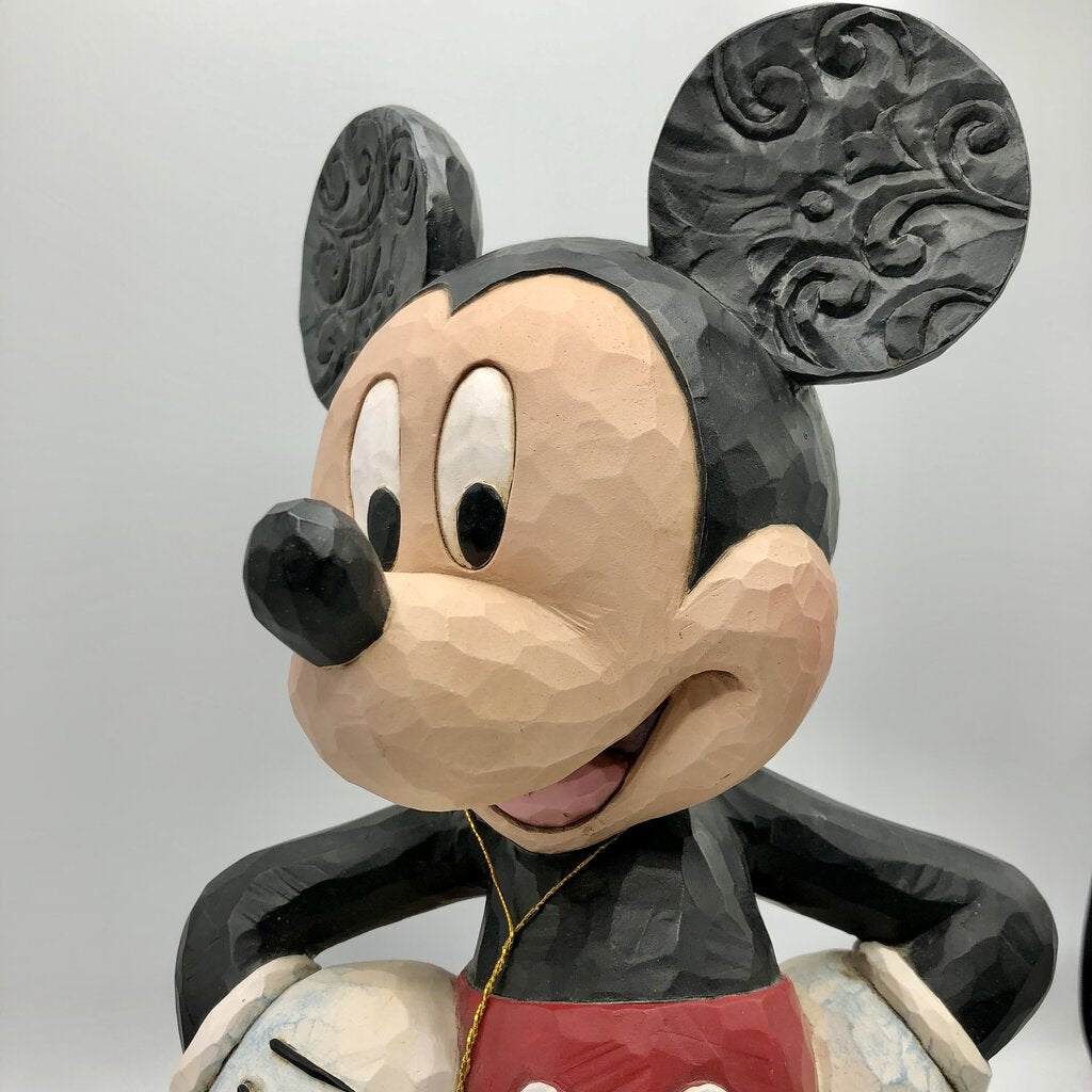 Jim Shore Walt Disney Showcase 15” Mickey Mouse “Big Smile Big Heart” Enesco Figurine /b