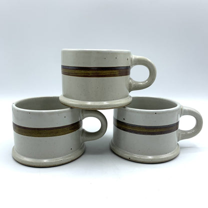 hge/Vintage DANSK BLT Sandstone Mugs Set of 3, Niels Refsgaard Design