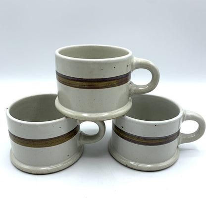 hge/Vintage DANSK BLT Sandstone Mugs Set of 3, Niels Refsgaard Design