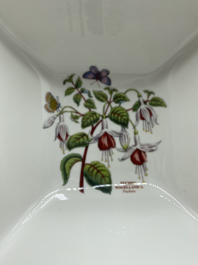 Portmeirion Botanic Garden 8” Square Salad Serving Bowl /rb