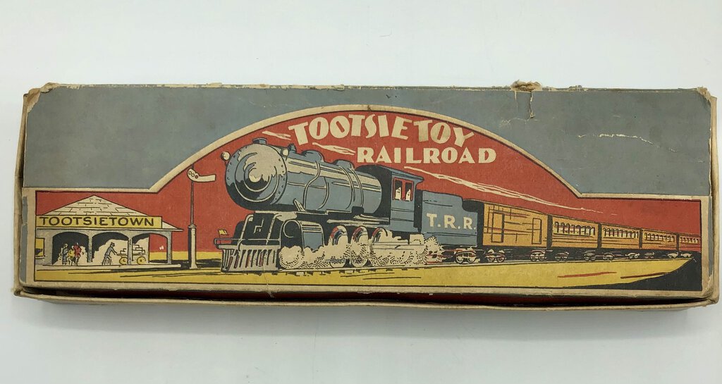 Tootsietoy Railroad Tootsie Special 194 Train Set Original Box /b