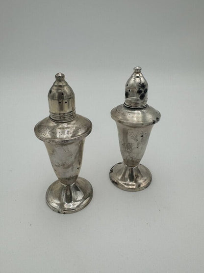 Antique Duchin Weighted Sterling Salt and Pepper Shakers