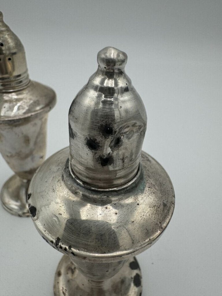 Antique Duchin Weighted Sterling Salt and Pepper Shakers