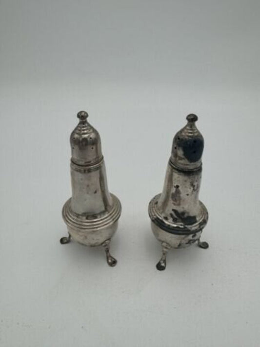 Empire Weighted Sterling Salt And Pepper Shaker