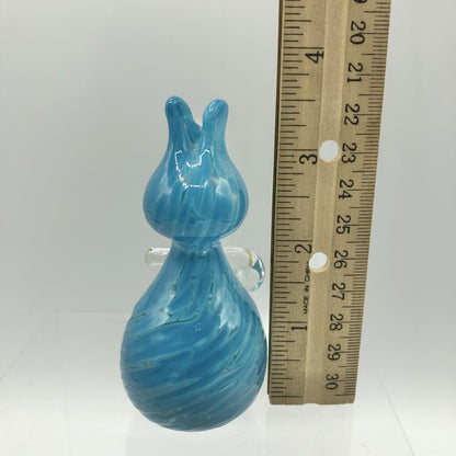 Joyce Art Glass Cat Hand Blown /b