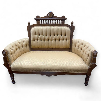 Mid 1800s Victorian Era Loveseat