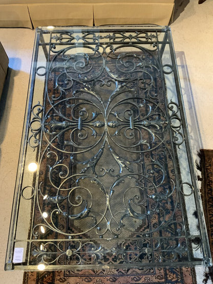 Italian Wrought Iron Coffee Table