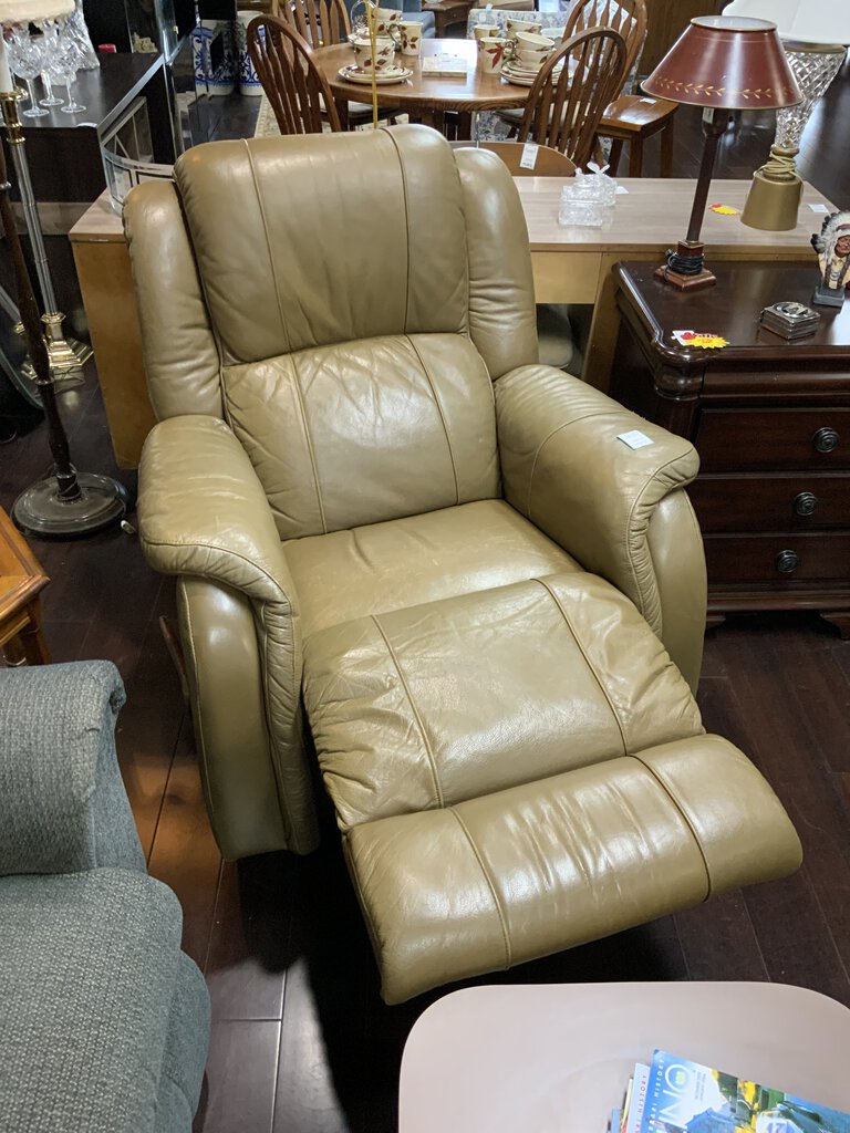 Vintage La-Z-Boy Leather Recliner