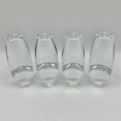 Set of 4 Crate And Barrel KIRBY 2oz Cordial Shot Glasses Made In Poland /cb