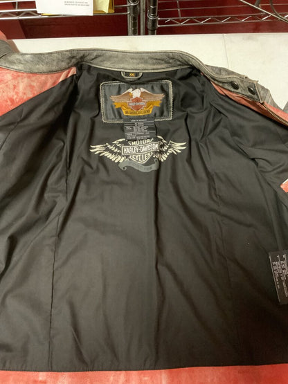 Women's Harley Davidson Distressed Leather Jacket