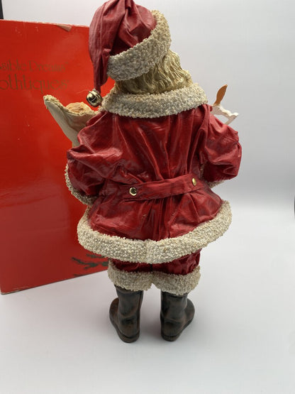 Clothtiques Possible Dreams Santa 10” “Baby First” Figure in Box /rw