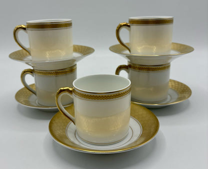 Demitasse Cup & Saucer Set of 5