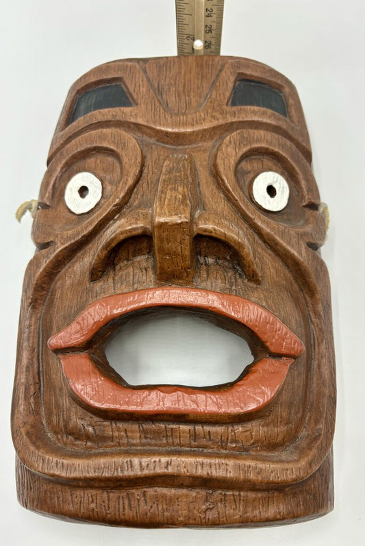 Terra Cotta First Nations Ceremonial Mask /j